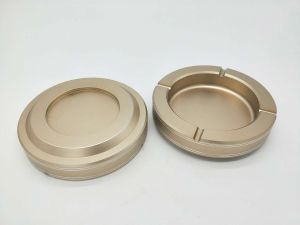 鋁煙灰缸氧化土豪金色，新年商務(wù)送禮，非常漂亮，線上開始訂售。